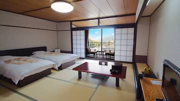 Standard Tower Japanese Room Twin Bed, Non-smoking | In-room safe, soundproofing, free WiFi, bed sheets
