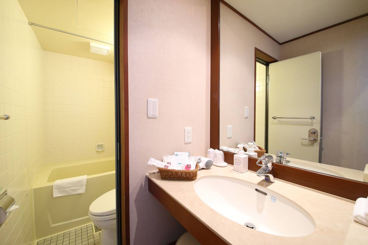 standard duplex, non smoking | bathroom | combined shower/bathtub, free toiletries, hair dryer, slippers