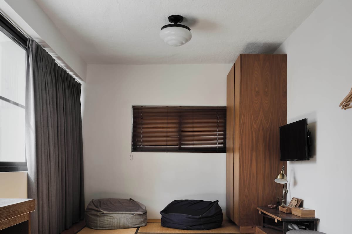 Habitació destacada, futon japonès | Cobrellits, cortines opaques, wifi gratuïta i roba de llit