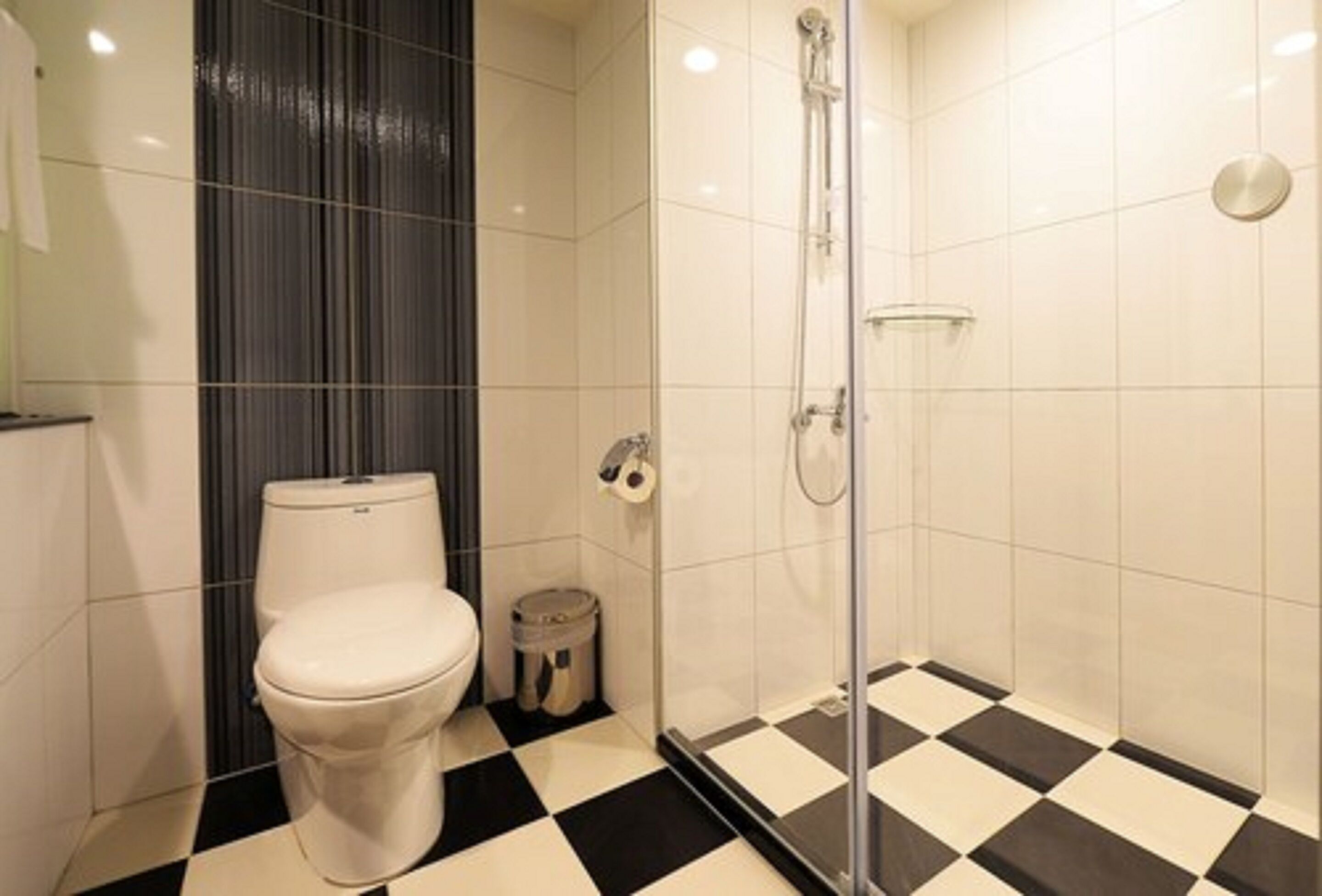 shower, free toiletries, hair dryer, slippers