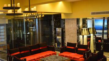 Sala de estar en el lobby