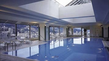 Indoor pool, a natural pool
