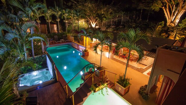Manta Ray Suite, 1 King Bed, Private Bathroom, Lanai | Terrace/patio - Banyan Tree Sanctuary (Kailua-Kona)