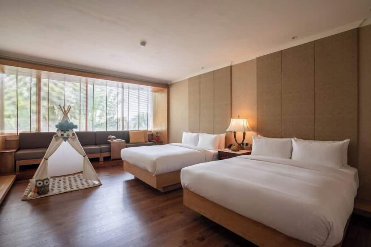 Couette en duvet d'oie, rideaux occultants, chambres insonorisées