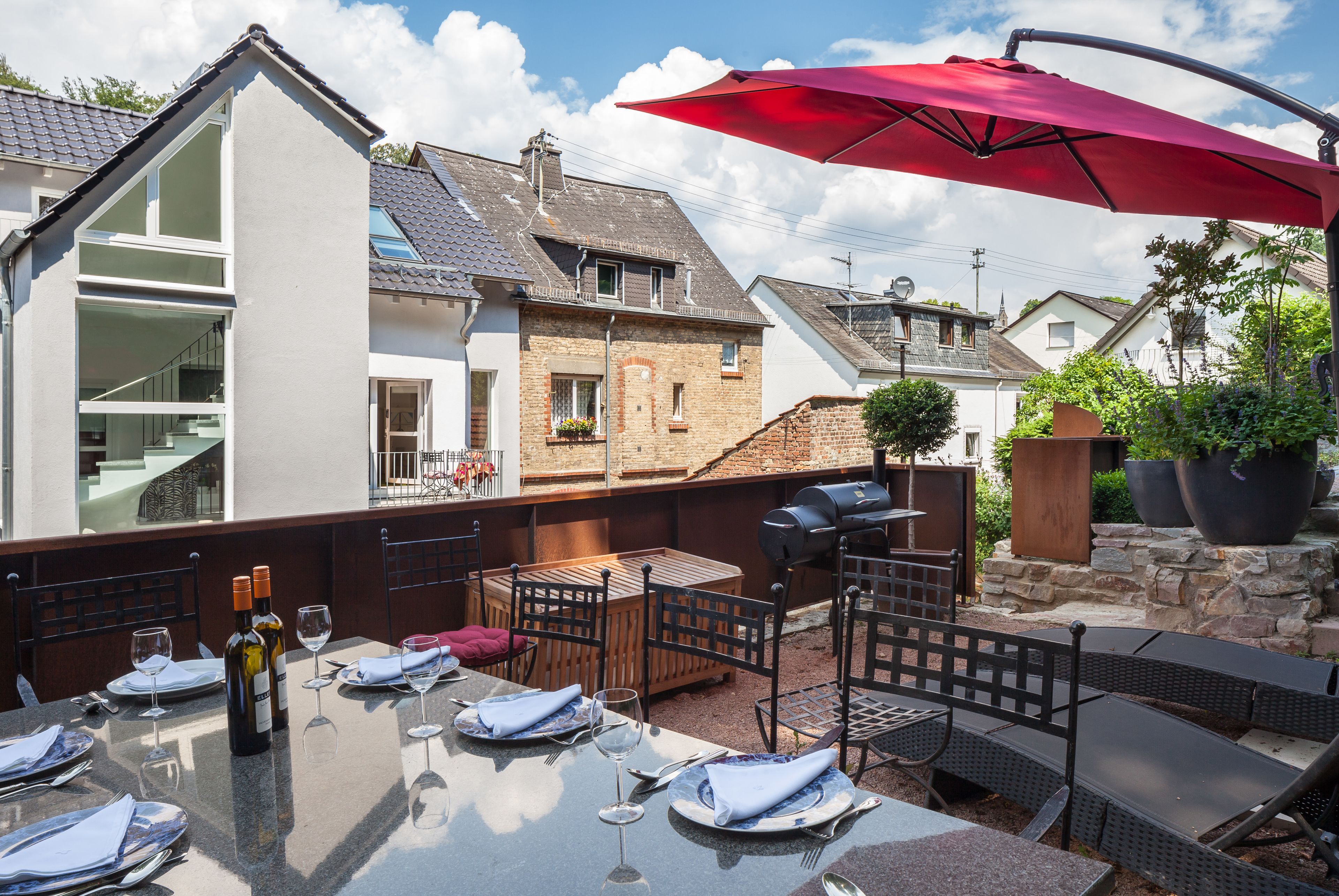 Blick auf die Anlage