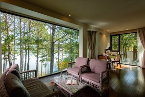 Uitzicht vanuit de kamer