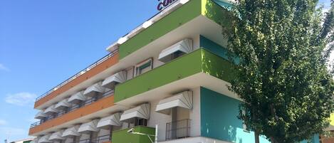 Façade de l’hébergement