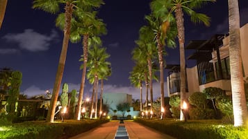 Front of property – evening/night