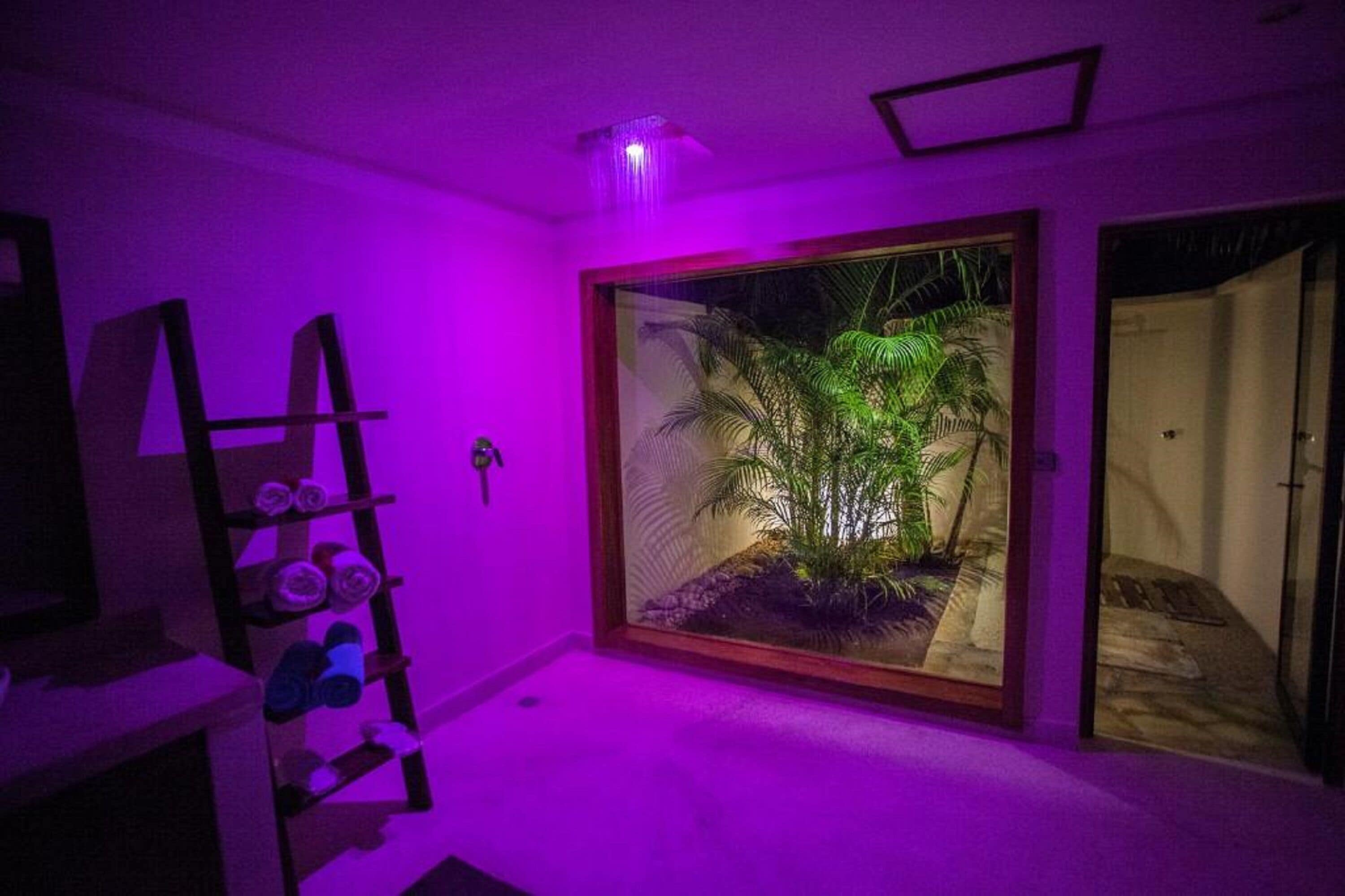 luxury suite | bathroom | free toiletries, hair dryer, towels