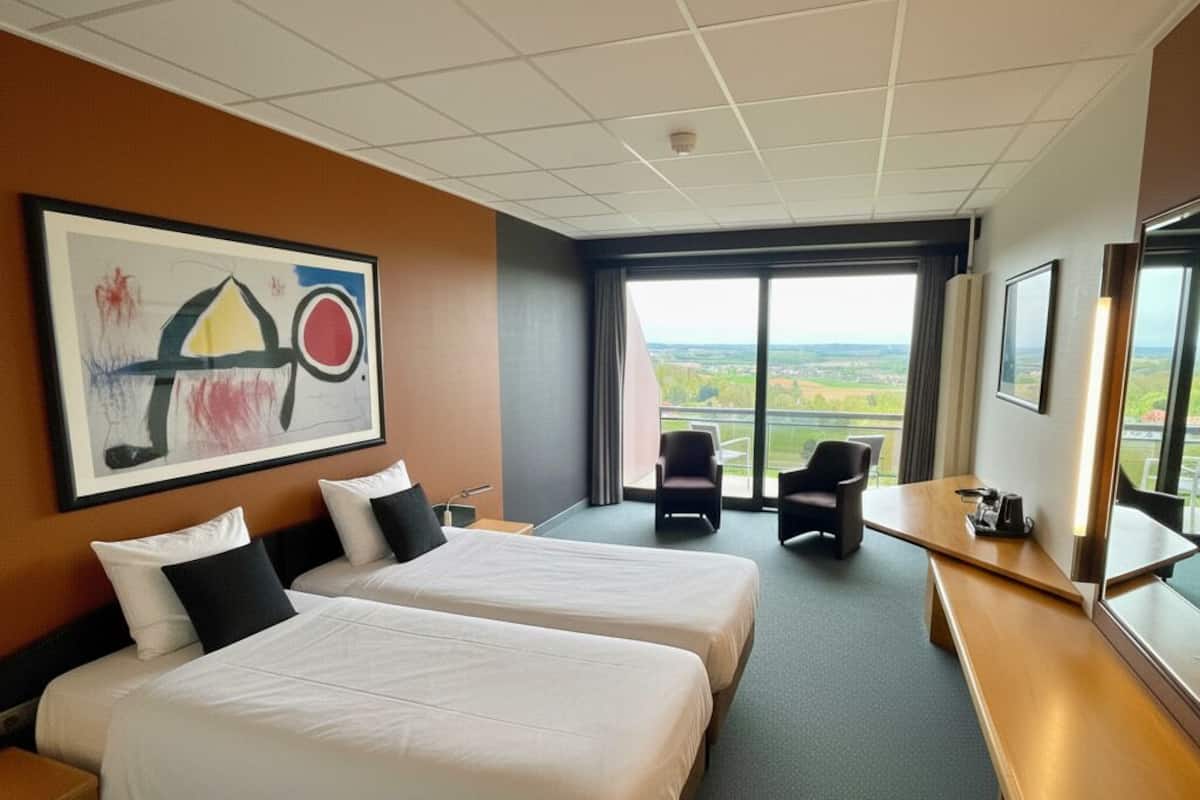 Klassieke kamer, 2 eenpersoonsbedden | Een kluis op de kamer, geluiddichte muren, gratis wifi, beddengoed