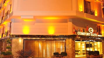 Front of property – evening/night