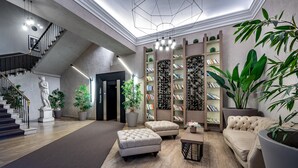Sitteområde i lobbyen