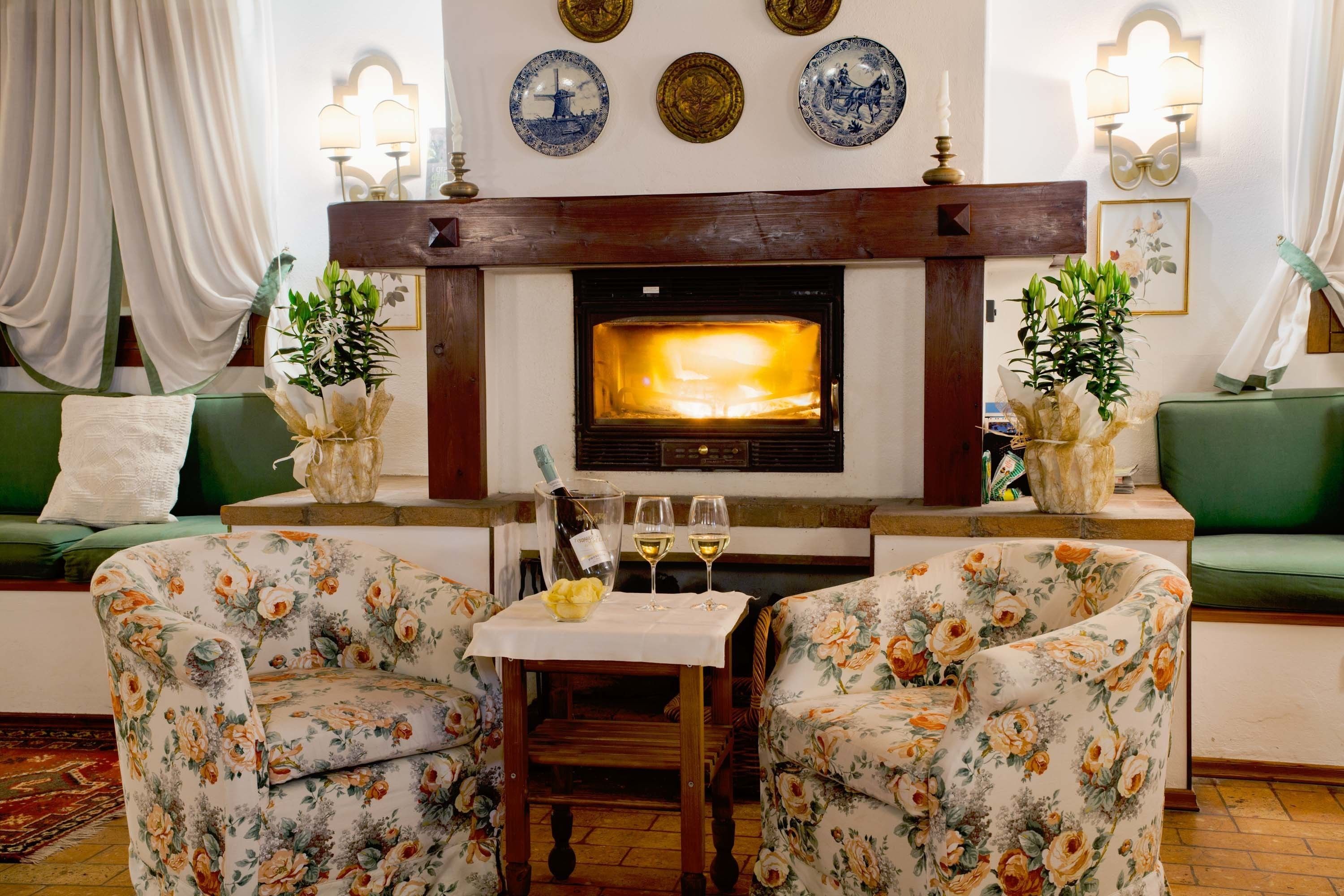 Sala de estar en el lobby