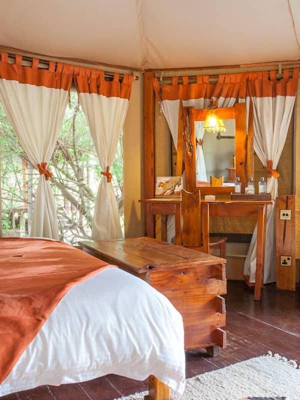Luxury Tent, 1 Double Bed, River View | 1 bedroom, premium bedding, bed sheets