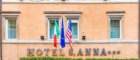 Façade de l’hébergement