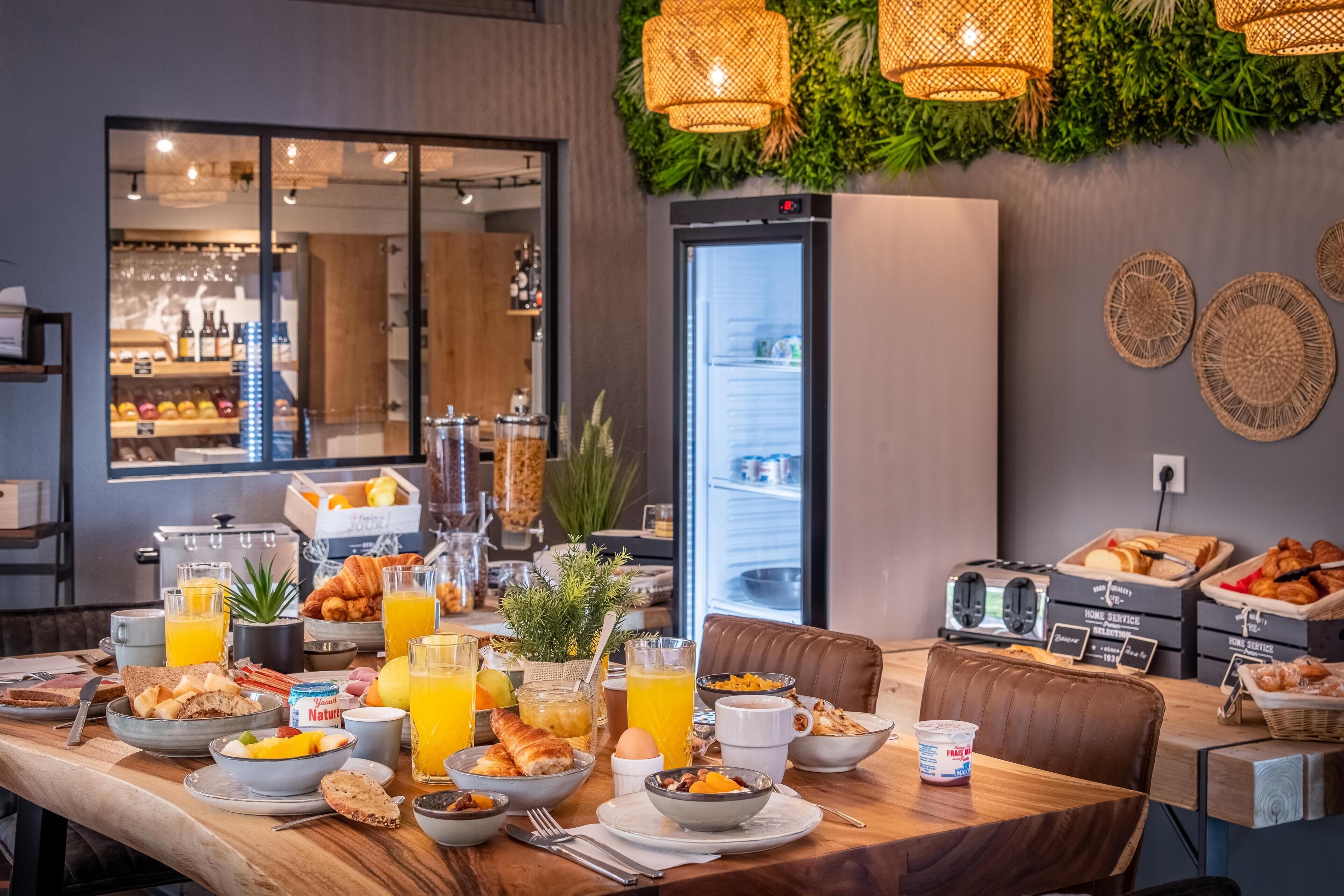 Morgenmadsbuffet hver dag mod et gebyr