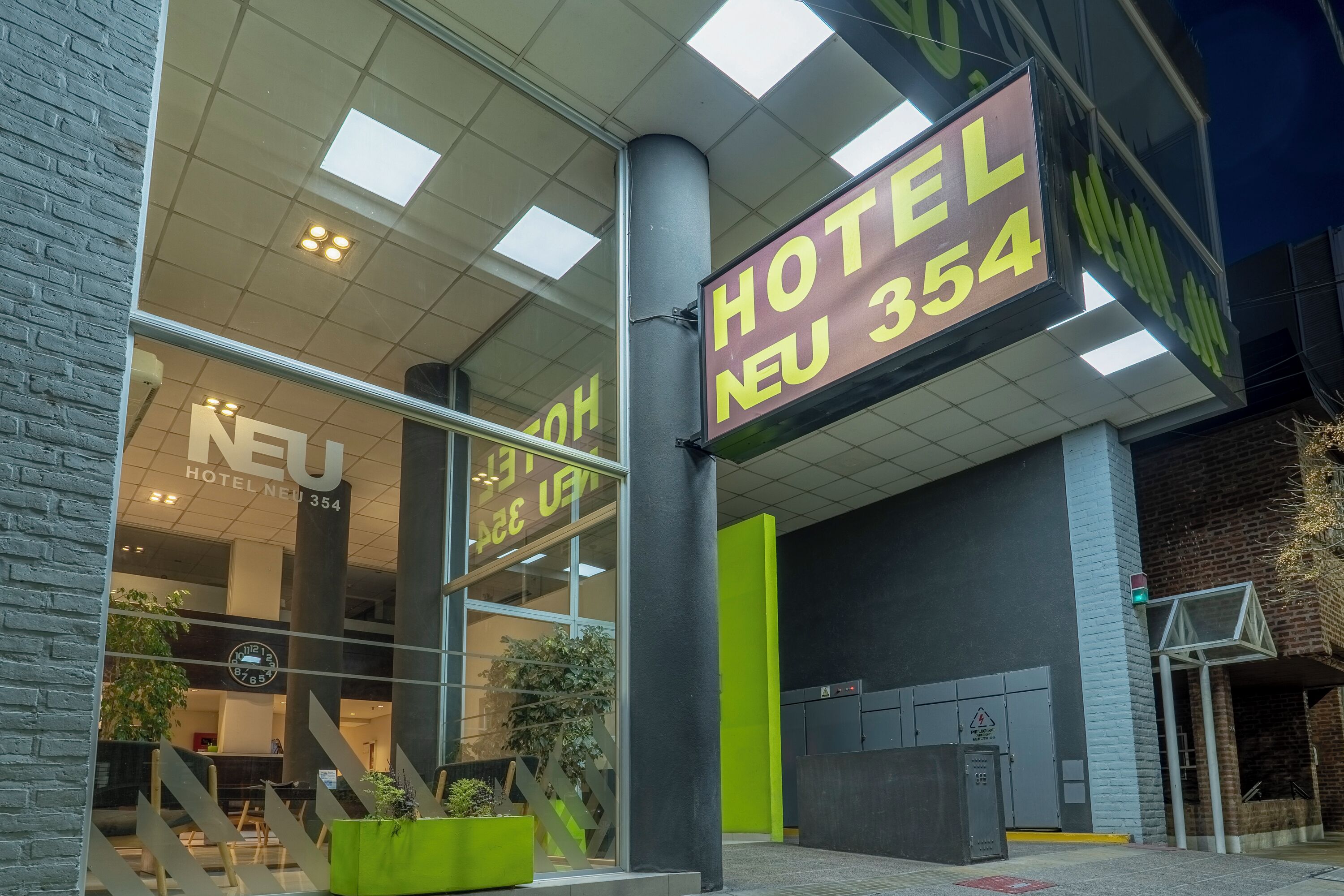 Façade de l’hébergement