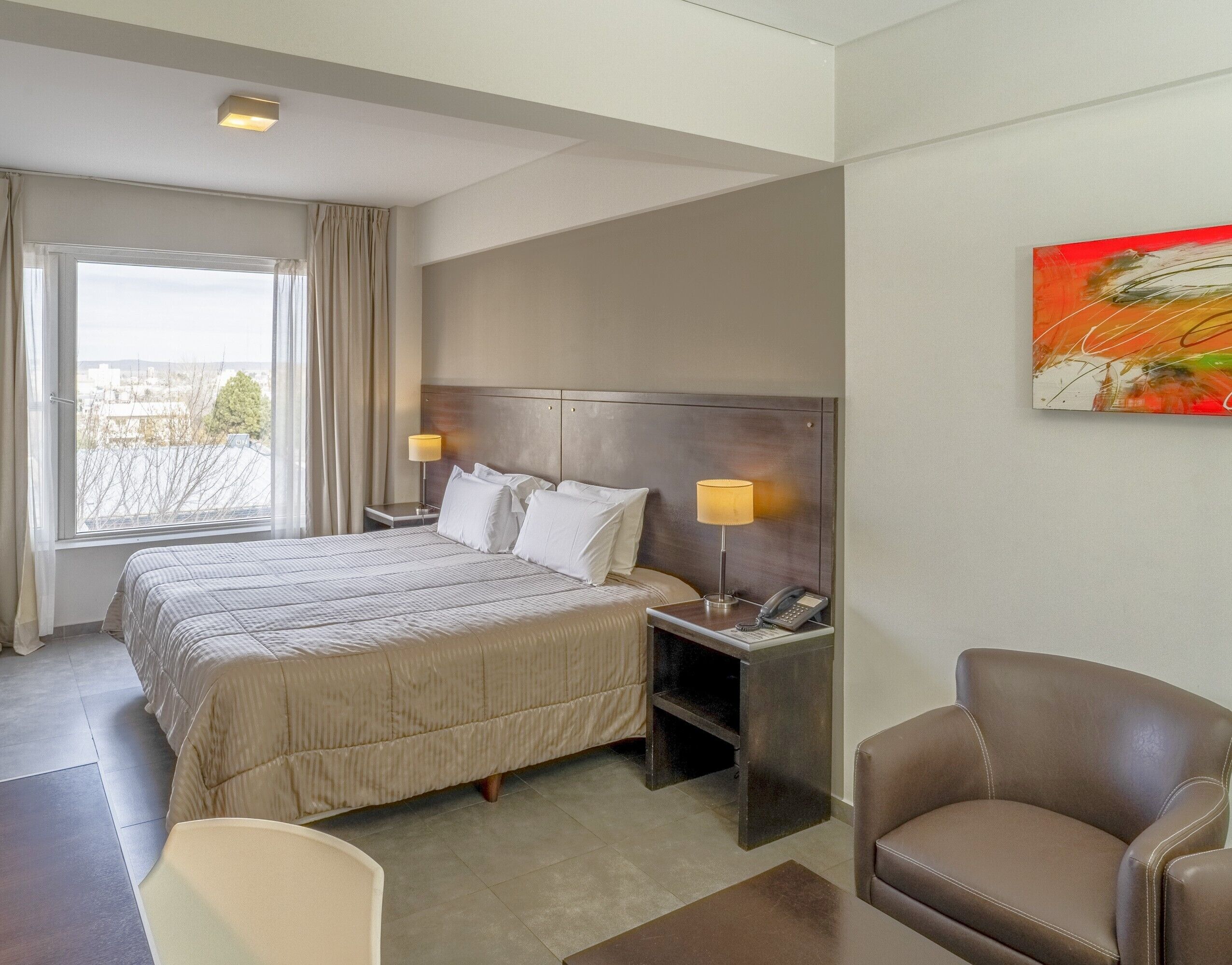 In-room safe, desk, laptop workspace, soundproofing