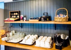 Daily buffet breakfast (EUR 8.5 per person)