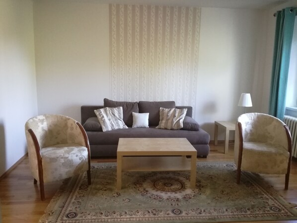 Superior Apartment, 1 Bedroom, Kitchen, River View | Living room