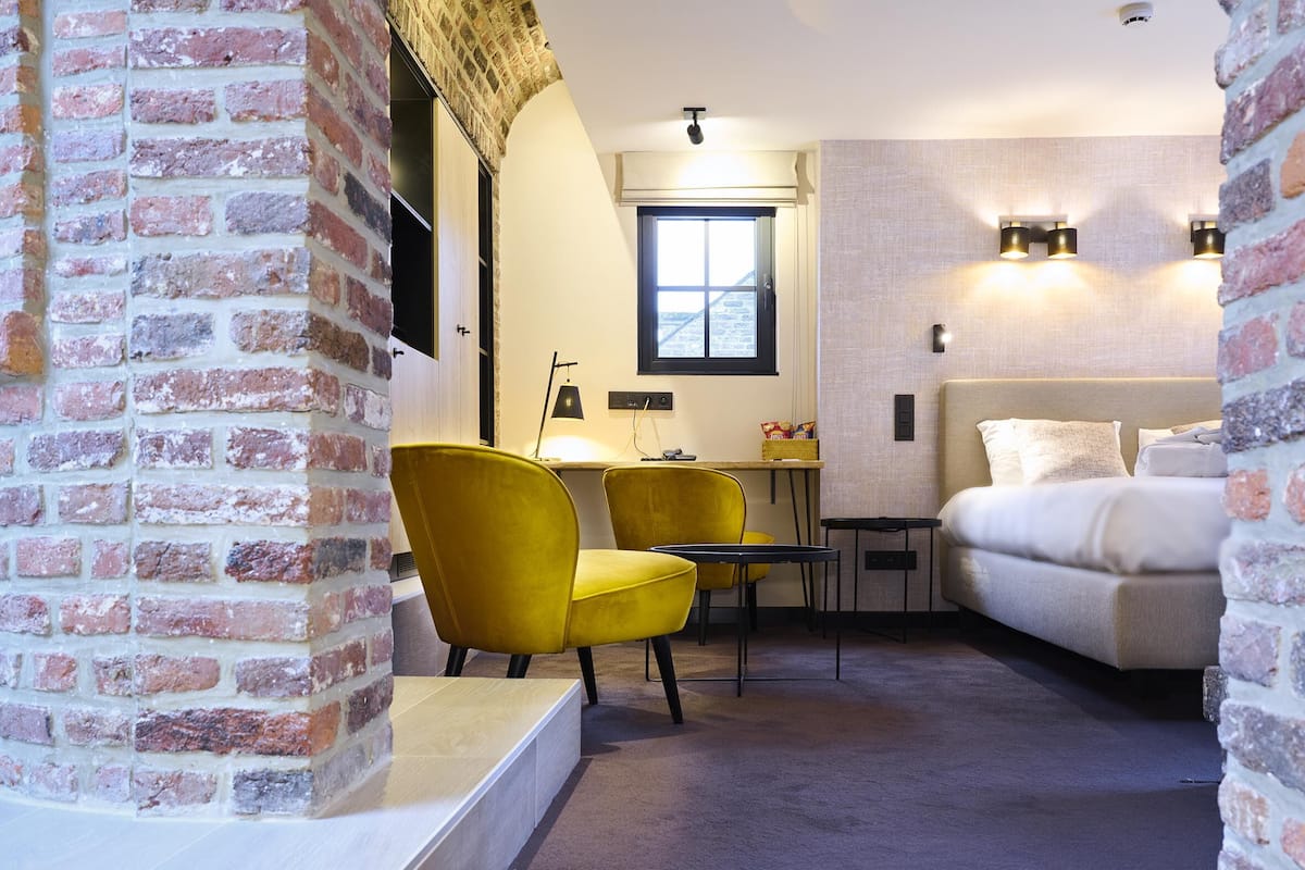 Deluxe tweepersoonskamer | 1 slaapkamer, een minibar, geluiddichte muren, gratis wifi