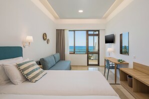 Superior Studio Sea View | 客房內保險箱、熨斗/熨衣板、免費無線上網、床單