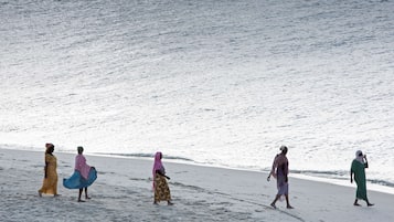 On the beach