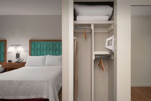 Room, 2 Queen Beds, Accessible, Bathtub | In-room safe, desk, blackout drapes, iron/ironing board