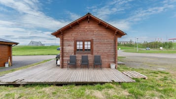 Sumarhús - 1 tvíbreitt rúm - einkabaðherbergi | Fyrir utan