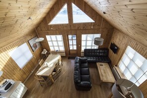 Living area - Glaðheimar Cottages (Blönduós)