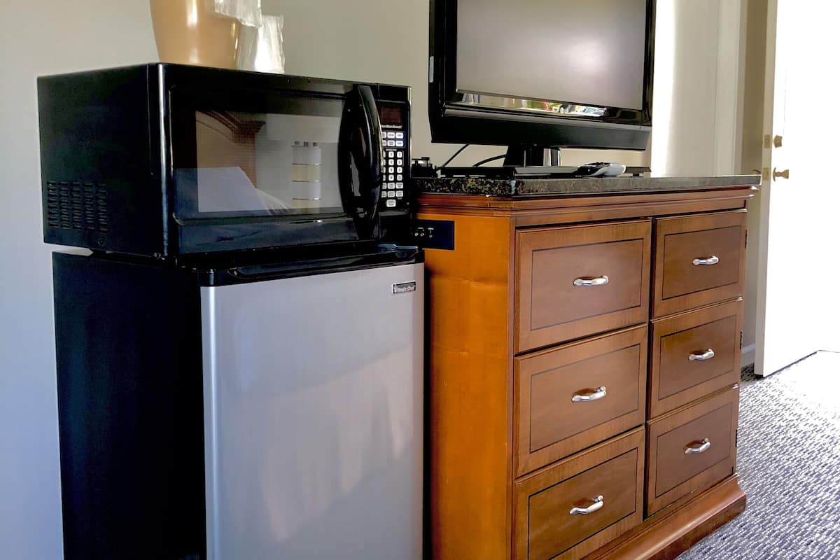 blackout curtains, iron/ironing board, free wifi, bed sheets