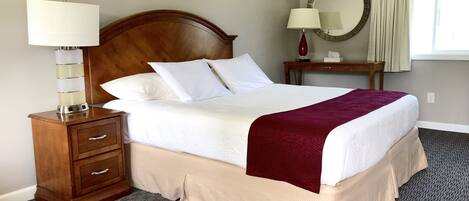 Blackout drapes, iron/ironing board, free WiFi, bed sheets