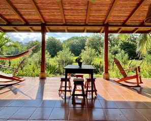 Vista para o jardim