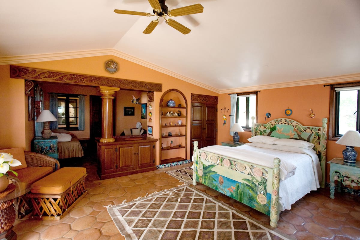 Casita Dos Sur | Biancheria da letto di alta qualità, minibar, una cassaforte in camera