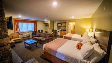 Fireplace Suite -Not Dog/Pet Friendly | 1 bedroom, hypo-allergenic bedding, iron/ironing board, free WiFi