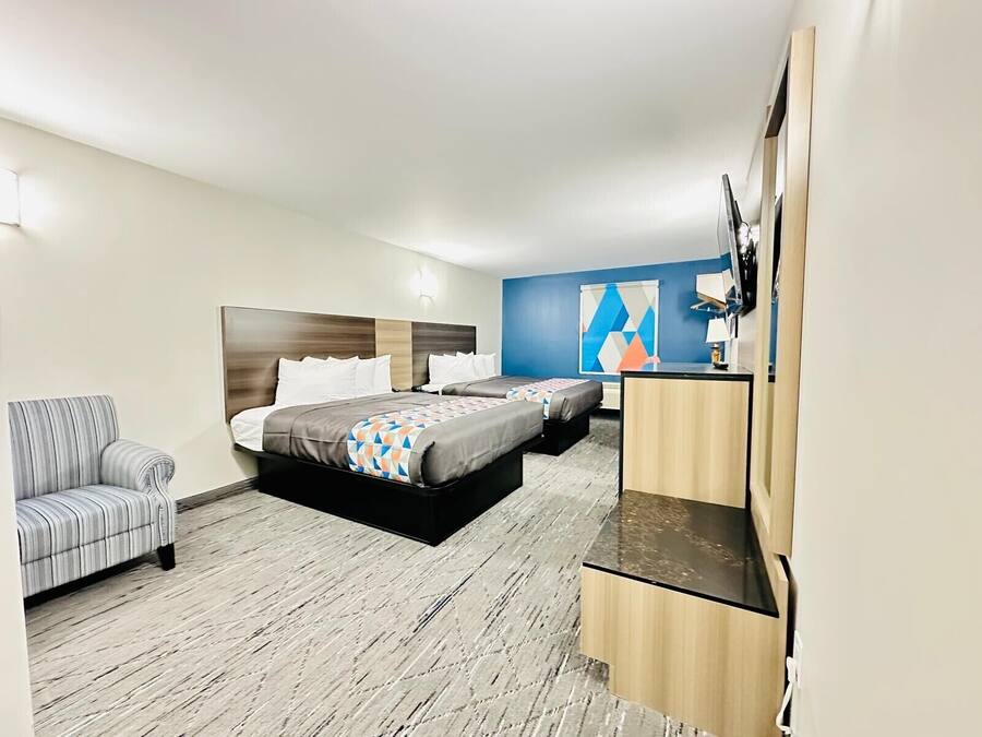 Superior 2 Queen Bed 2nd Floor | Desk, blackout drapes, iron/ironing board, free WiFi