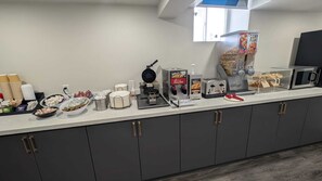 Kontinental frokost er inkludert hver dag