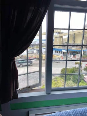 Blick von der Unterkunft