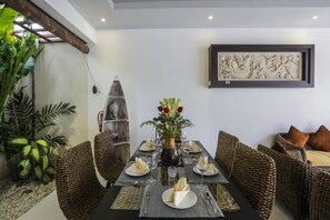Villa, 2 Bedrooms, Private Pool | In-room dining