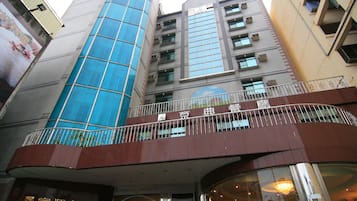 Façana frontal de l'allotjament