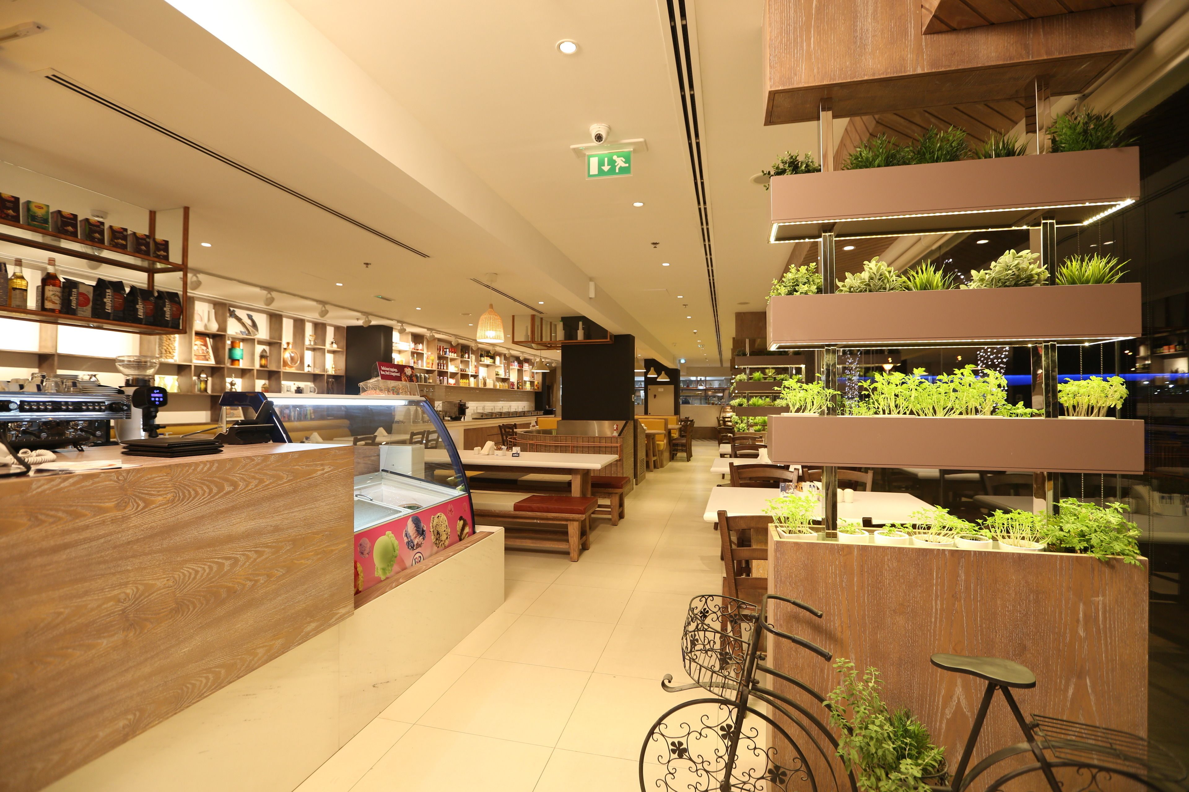 breakfast, lunch, dinner served; international cuisine