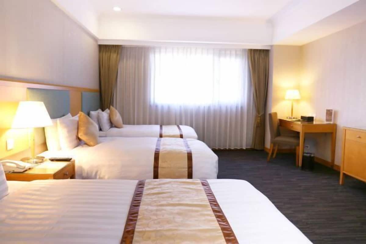 Down comforters, in-room safe, laptop workspace, blackout drapes
