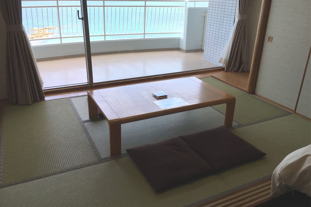 japanese western style room, non smoking, ocean view | in-room safe, blackout curtains, free wifi
