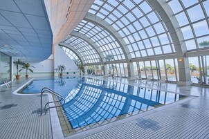 Indoor pool, outdoor pool