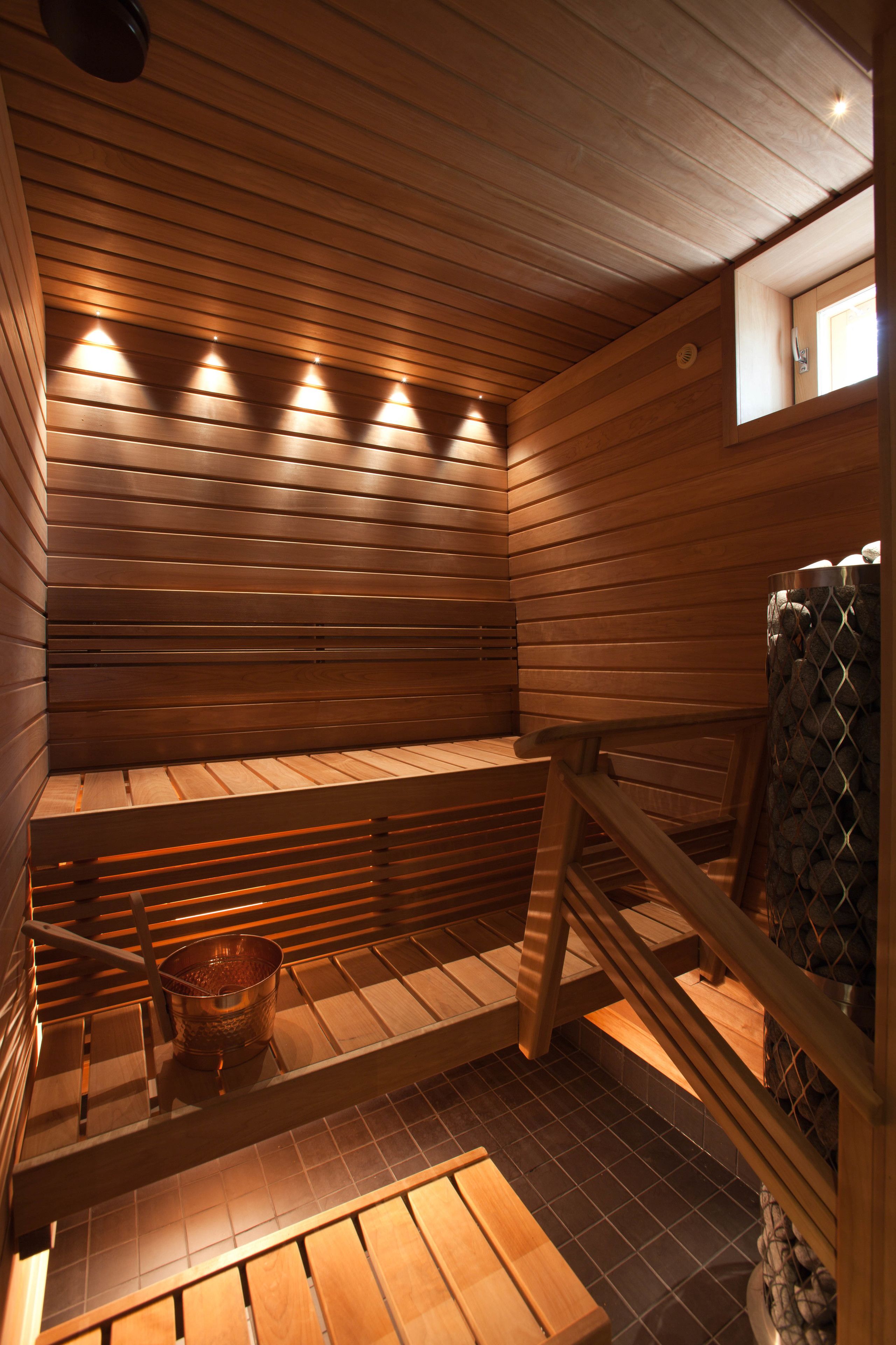 suite, sauna, lake view | sauna