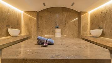 Sauna, baño turco o hammam y tratamientos corporales