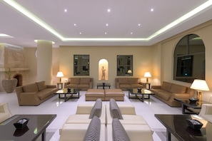 Sittområde i lobbyn