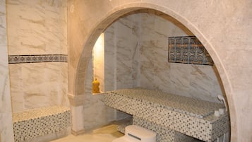 Bagno turco/hammam, trattamenti per il corpo, body wrap, scrub corpo