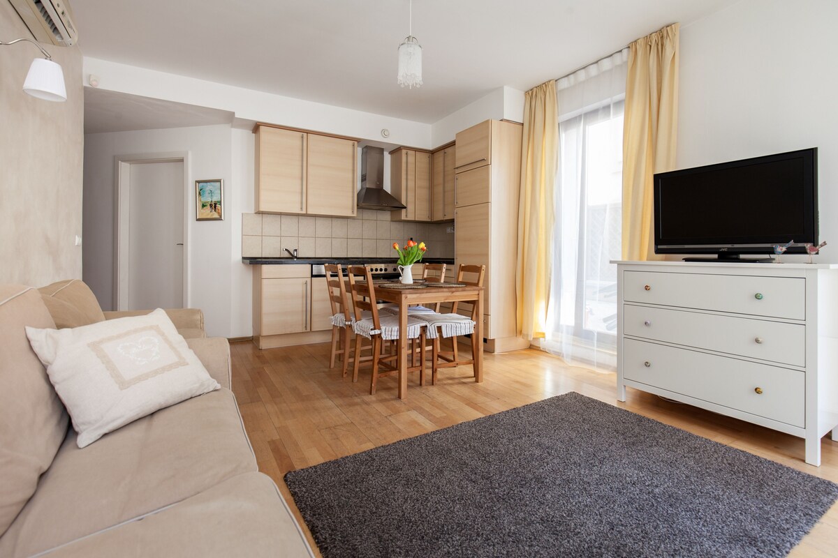 Apartment, 2 Bedrooms | Living area | Flat-screen TV, DVD player