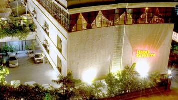 Front of property – evening/night